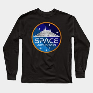 Space Mountain (distressed) Long Sleeve T-Shirt